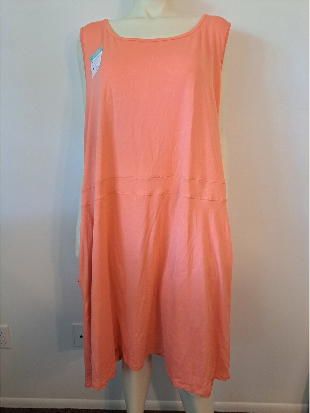 Reel Legends 4XL Crackle Deboss Coral Dress Coastal Beach Lightweight Tropical